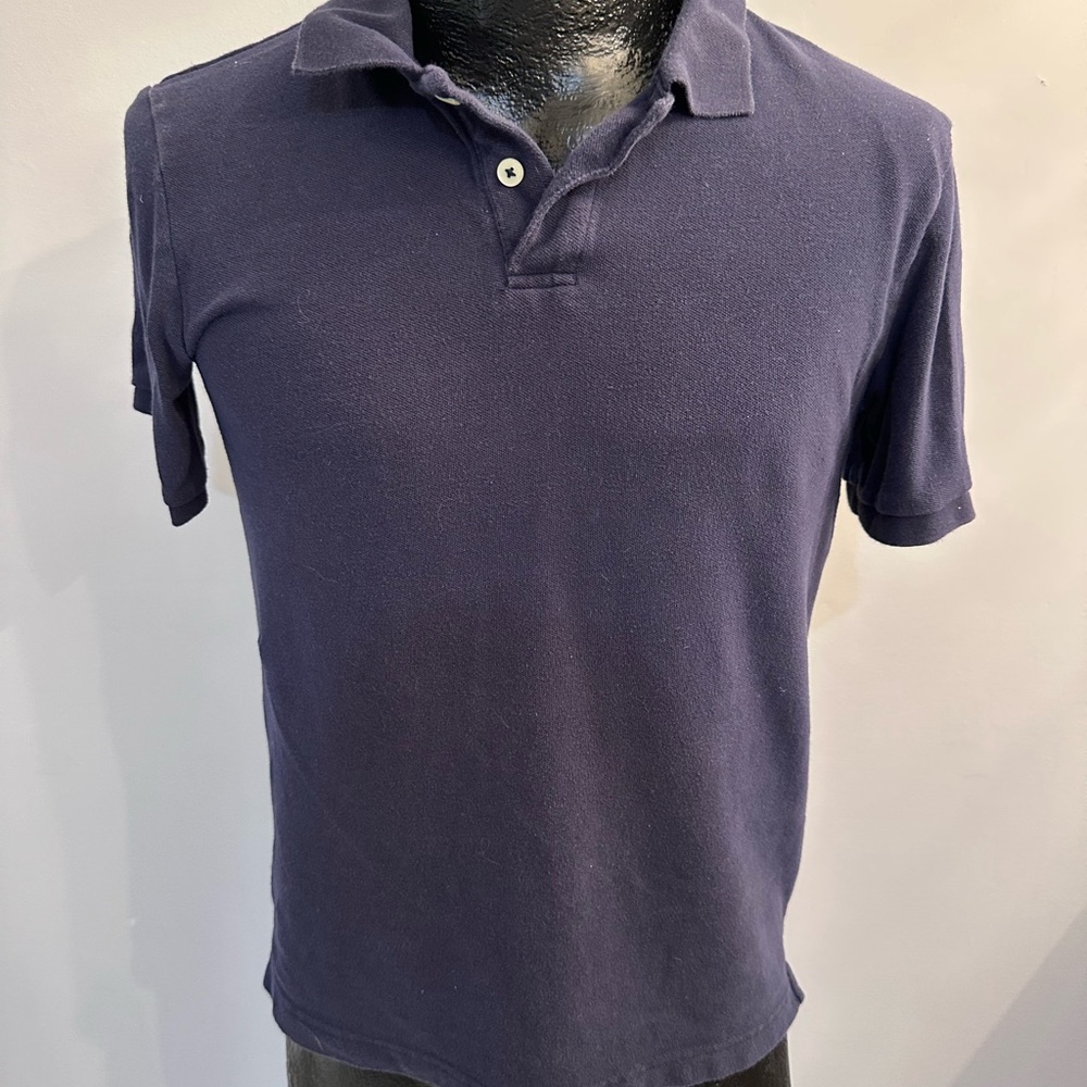 Cherokee Blue Polo Shirt Short Sleeve Casual